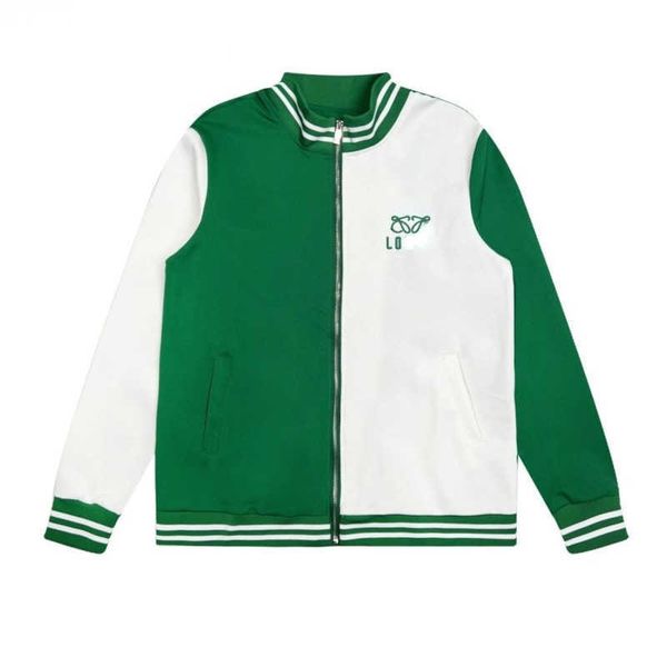 mens jacket designer baseball jacket lo spring new classic white green color contrast casual shirt street trend embroidery zipper sweatshirt, Black;brown
mens jacket designer baseball jacket lo spring new classic white green color contrast casual shirt street trend embroidery zipper sweatshirt, Black;brown