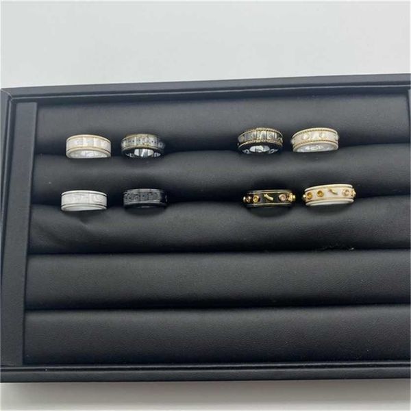2023 designer new fashion jewelry ancient family ceramic black white double letter element bee planet fashion male and female couple pair ri, Silver
2023 designer new fashion jewelry ancient family ceramic black white double letter element bee planet fashion male and female couple pair ri, Silver
