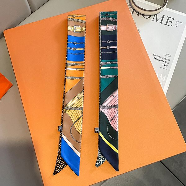 large brand letter printed scarf strap bag female silk scarf bandana long scarves bag accessories headband 5x85cm, Blue;gray
large brand letter printed scarf strap bag female silk scarf bandana long scarves bag accessories headband 5x85cm, Blue;gray