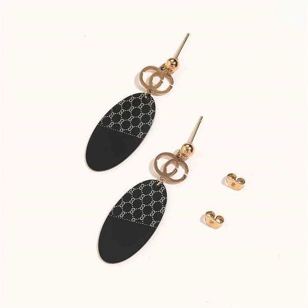 2023 designer new gujia double stainless steel acrylic earrings personalized fashion earrings for women, Golden
2023 designer new gujia double stainless steel acrylic earrings personalized fashion earrings for women, Golden
