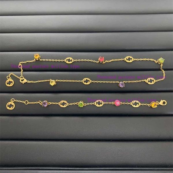 2023 designer new gujia necklace/gjia new letter color diamond simple sweater chain bracelet female personality light luxury jewelry, Silver
2023 designer new gujia necklace/gjia new letter color diamond simple sweater chain bracelet female personality light luxury jewelry, Silver