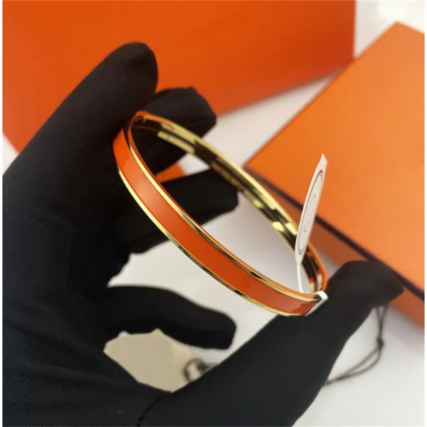 classic h thin bracelet designer 18k gold bangle luxury brand enamel bracelet for men women birthday mother' day jewelry, Black
classic h thin bracelet designer 18k gold bangle luxury brand enamel bracelet for men women birthday mother' day jewelry, Black