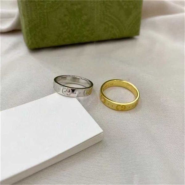2023 designer new fashion jewelry 925 double letter interlocking hollow out couple fashion trend men's and women's pair ring, Silver
2023 designer new fashion jewelry 925 double letter interlocking hollow out couple fashion trend men's and women's pair ring, Silver