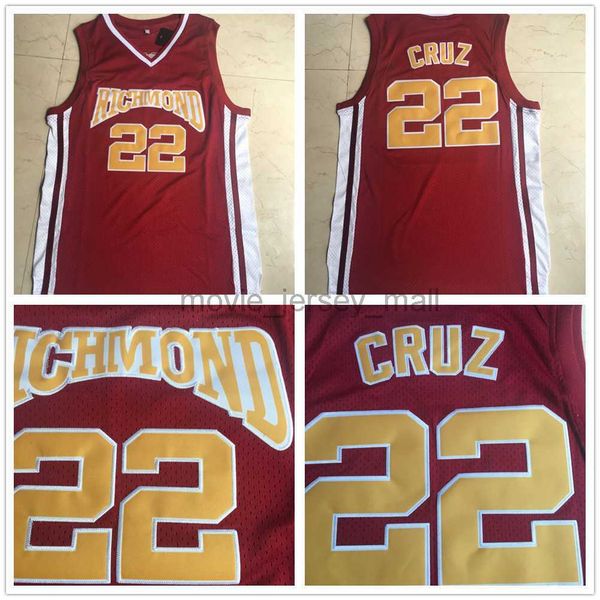 ncaa mens timo cruz college basketball jerseys 22 richmond high coach carter movie stitched red jersey shirts size s-2xl, Black
ncaa mens timo cruz college basketball jerseys 22 richmond high coach carter movie stitched red jersey shirts size s-2xl, Black