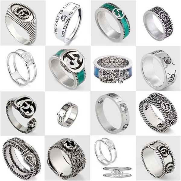 2023 designer new fashion jewelry gujia s925 silver double daisy ring pair of carved rings for men and women, Black
2023 designer new fashion jewelry gujia s925 silver double daisy ring pair of carved rings for men and women, Black
