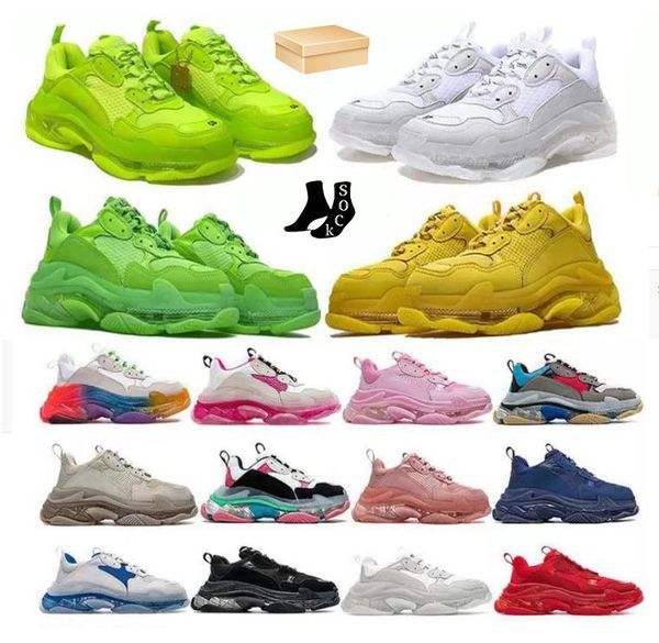 women mens casual shoes crystal bottom 17w dad platform trainers balanciagas triple s sneaker designer flat sneakers size 36-45 vintage, Black
women mens casual shoes crystal bottom 17w dad platform trainers balanciagas triple s sneaker designer flat sneakers size 36-45 vintage, Black