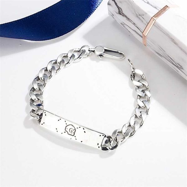 2023 designer new gujia s925 sterling silver ghost skull bracelet elf double g letter men's and women's common jewelry, Black
2023 designer new gujia s925 sterling silver ghost skull bracelet elf double g letter men's and women's common jewelry, Black