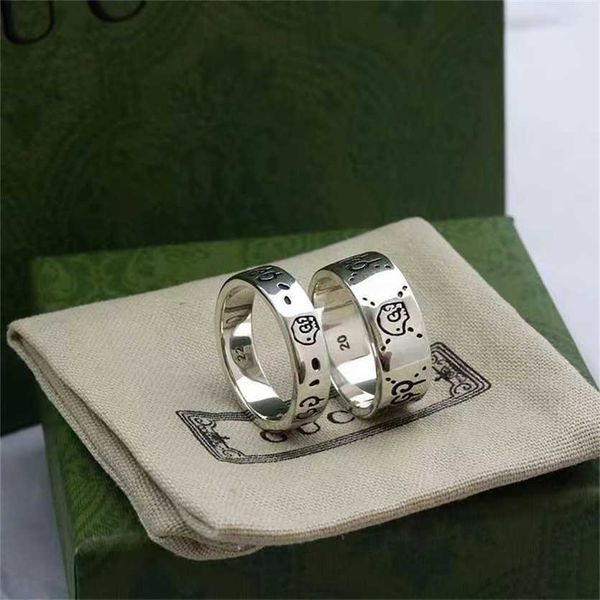 2023 designer new jewelry double skull elf ring sterling silver couple ring old and does not fade
2023 designer new jewelry double skull elf ring sterling silver couple ring old and does not fade
