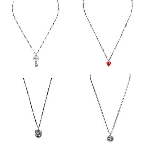 2023 designer new fashion jewelry double necklace classic net red same tiger key clavicle chain ancient family pendant for men and women, Silver
2023 designer new fashion jewelry double necklace classic net red same tiger key clavicle chain ancient family pendant for men and women, Silver
