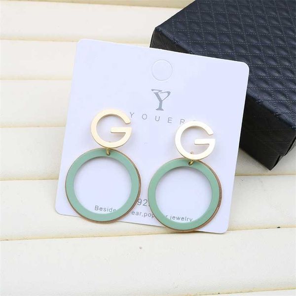 2023 designer new 2020 new letter earrings women's big circle long fashion s925 silver needle earrings with thin ear accessories, Golden
2023 designer new 2020 new letter earrings women's big circle long fashion s925 silver needle earrings with thin ear accessories, Golden