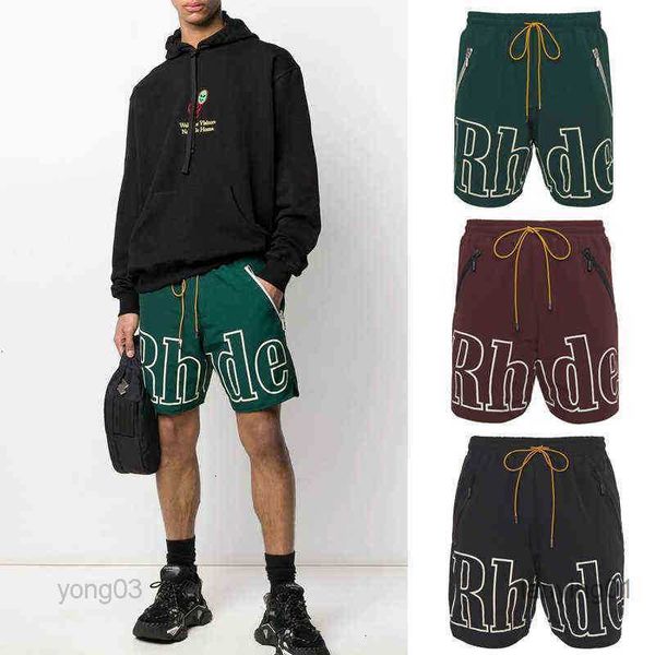 fashion rhude summer sports shorts men's 5-point loose casual boys' basketball, White;black
fashion rhude summer sports shorts men's 5-point loose casual boys' basketball, White;black