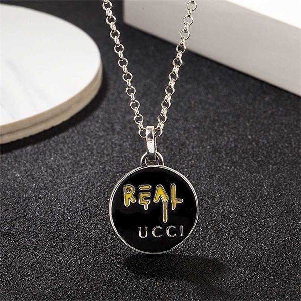 2023 designer new jewelry punk style sterling silver real letter necklace black enamel drop glue hip hop chain
2023 designer new jewelry punk style sterling silver real letter necklace black enamel drop glue hip hop chain