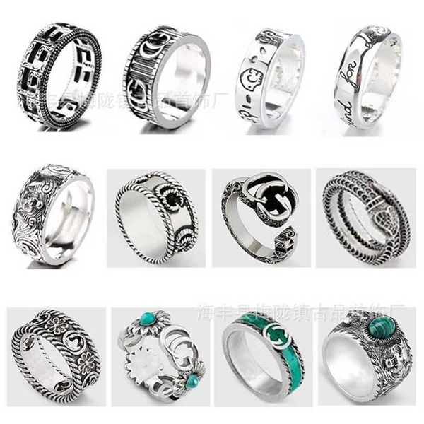 2023 designer new jewelry sterling silver ring worn-out with complete range of double rings for men and women
2023 designer new jewelry sterling silver ring worn-out with complete range of double rings for men and women