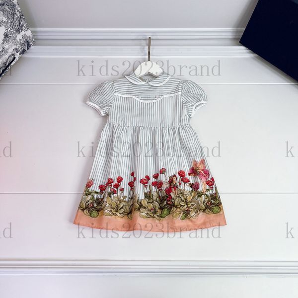 2023ss summer girls stripe dress luxury kids mesh cupcake dress fairy princess dress elegant girl's dress short sleeve dress design mes, Red;yellow
2023ss summer girls stripe dress luxury kids mesh cupcake dress fairy princess dress elegant girl's dress short sleeve dress design mes, Red;yellow