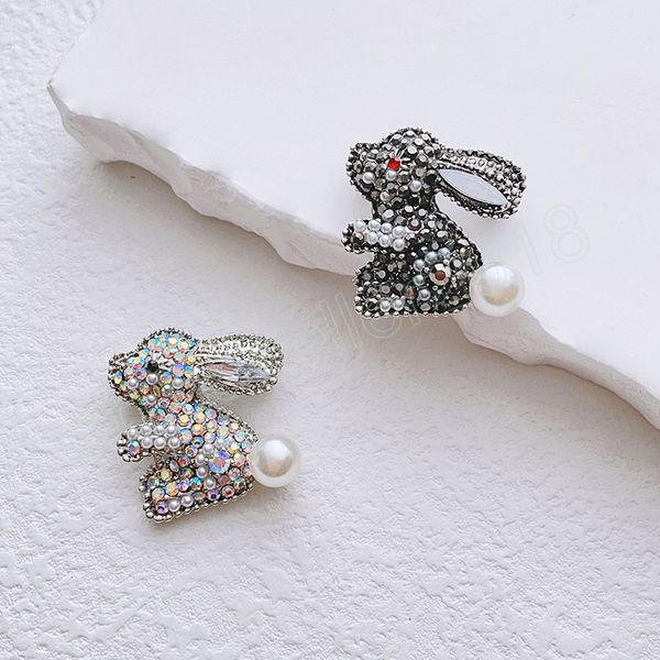 pearl rhinestone rabbit brooches for women trendy vintage brooch lapel pins cartoon animal pin bunny jewelry gift for girl, Gray
pearl rhinestone rabbit brooches for women trendy vintage brooch lapel pins cartoon animal pin bunny jewelry gift for girl, Gray