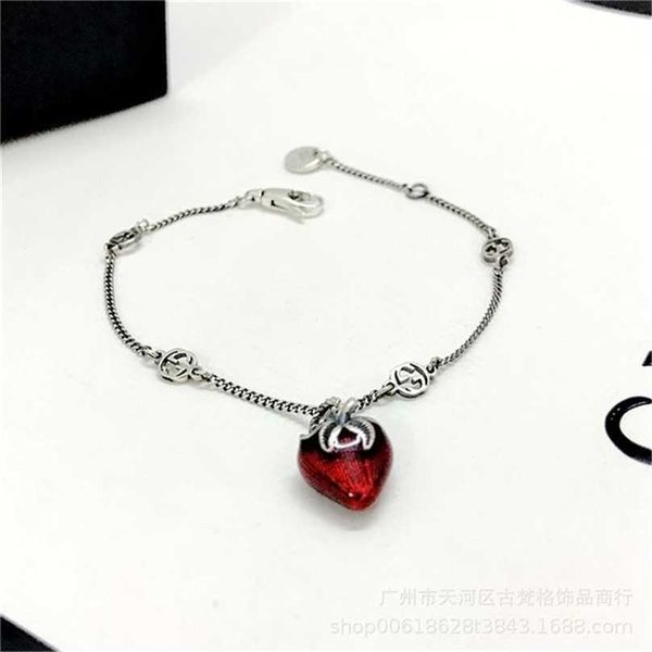 2023 designer new fashion jewelry drop glue strawberry 925 silver fashion leisure made old women's tassel three-dimensional heart-shape, Black
2023 designer new fashion jewelry drop glue strawberry 925 silver fashion leisure made old women's tassel three-dimensional heart-shape, Black