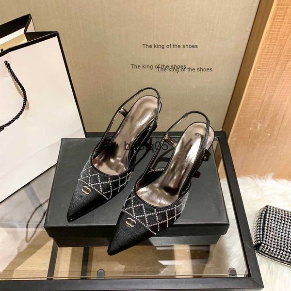 slipperssandals small fragrant pointed slim heel new version rhinestone shallow cut women's shoes casual versatile high t230213, Black
slipperssandals small fragrant pointed slim heel new version rhinestone shallow cut women's shoes casual versatile high t230213, Black