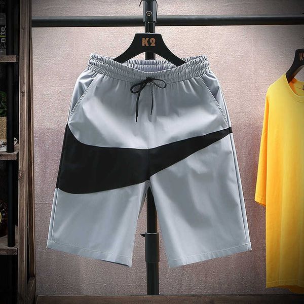 men's shorts summer men's sports and leisure pants trend versatile shorts loose cropped pants, White;black
men's shorts summer men's sports and leisure pants trend versatile shorts loose cropped pants, White;black