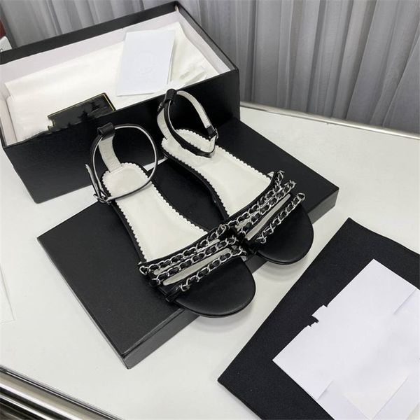 summer popular women sandals 2023 channel luxury brand business dress wedding party leather high heels casual flat slippers 08-034, Black
summer popular women sandals 2023 channel luxury brand business dress wedding party leather high heels casual flat slippers 08-034, Black