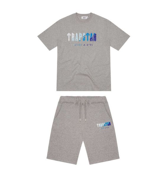 men's summer trapstar t shirt short sleeve shorts shooter suit london street fashion cotton comfort couple motion current 008ess, White;black
men's summer trapstar t shirt short sleeve shorts shooter suit london street fashion cotton comfort couple motion current 008ess, White;black