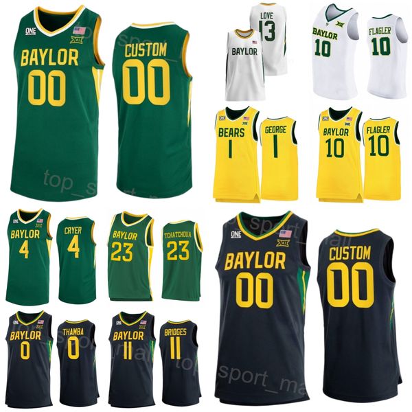 college basketball baylor bears jersey 1 keyonte george 10 adam flagler 4 lj cryer 11 jalen bridges 13 langston love 23 jonathan tchamwa tch, Black
college basketball baylor bears jersey 1 keyonte george 10 adam flagler 4 lj cryer 11 jalen bridges 13 langston love 23 jonathan tchamwa tch, Black