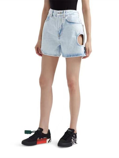 women's short's hollow out denim shorts summer light blue casual high waist allmatch female jeans 230320, White;black
women's short's hollow out denim shorts summer light blue casual high waist allmatch female jeans 230320, White;black