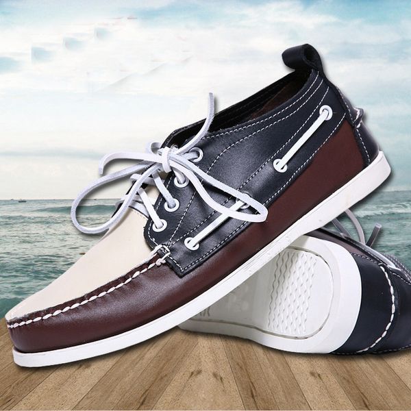 dress shoes genuine leather loafers men moccasin sneakers causal shoe footwear docksides classic boat 230320, Black
dress shoes genuine leather loafers men moccasin sneakers causal shoe footwear docksides classic boat 230320, Black