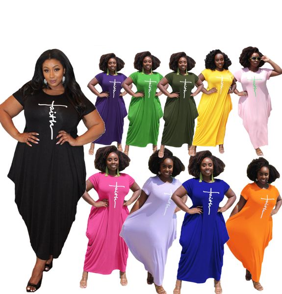 new designer maxi dresses plus size 3xl 4xl 5xl summer women faith dress ladies short sleeve loose dress holidays beach wear bulk wholesale, Black;gray
new designer maxi dresses plus size 3xl 4xl 5xl summer women faith dress ladies short sleeve loose dress holidays beach wear bulk wholesale, Black;gray