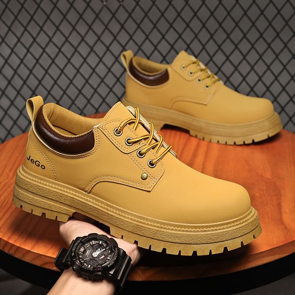 dress shoes microfiber lace up mens work soft collar foam yellow rubber sole slip resistant outdoor for man 230320, Black
dress shoes microfiber lace up mens work soft collar foam yellow rubber sole slip resistant outdoor for man 230320, Black