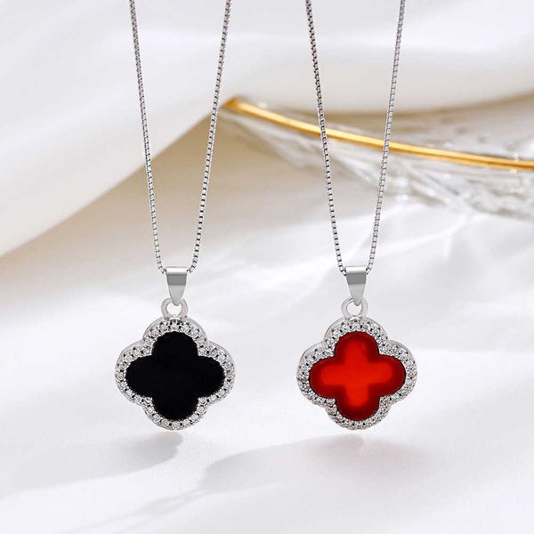 pendant necklaces strands strings s925 silver agate pendant korean chic women's temperament four leaf clover necklace collarbone chain
pendant necklaces strands strings s925 silver agate pendant korean chic women's temperament four leaf clover necklace collarbone chain