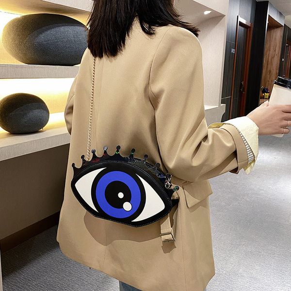evening bags women small shoulder eye shape fashion pu leather chain mini ladies crossbody messenger purse 230320
evening bags women small shoulder eye shape fashion pu leather chain mini ladies crossbody messenger purse 230320