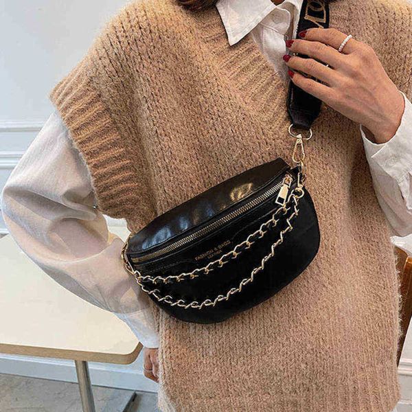 waist bags chain female belt luxury leather fanny pack phone pack crossbody chest fashion women packs 220711
waist bags chain female belt luxury leather fanny pack phone pack crossbody chest fashion women packs 220711