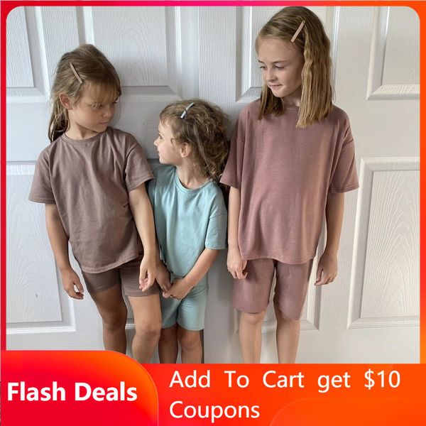 t shirts summer kids t shirt 2 pcs sets solid color cotton tees for boys short sleeve girls casual style children clothes 1 7t 230317, Blue
t shirts summer kids t shirt 2 pcs sets solid color cotton tees for boys short sleeve girls casual style children clothes 1 7t 230317, Blue