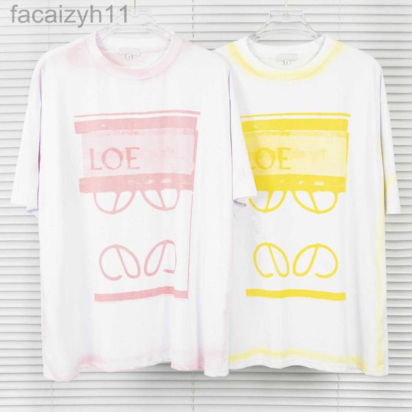 designer high version of front and back direct spray h-painted men's women's short sleeved t-shirt ewuz, White;black
designer high version of front and back direct spray h-painted men's women's short sleeved t-shirt ewuz, White;black
