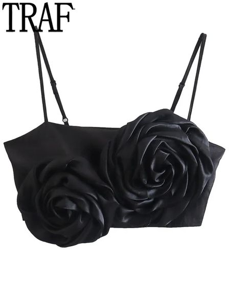 women's tanks camis traf black floral crop women white tank woman off shoulder summer s y2k streetwear party corset female 230317
women's tanks camis traf black floral crop women white tank woman off shoulder summer s y2k streetwear party corset female 230317