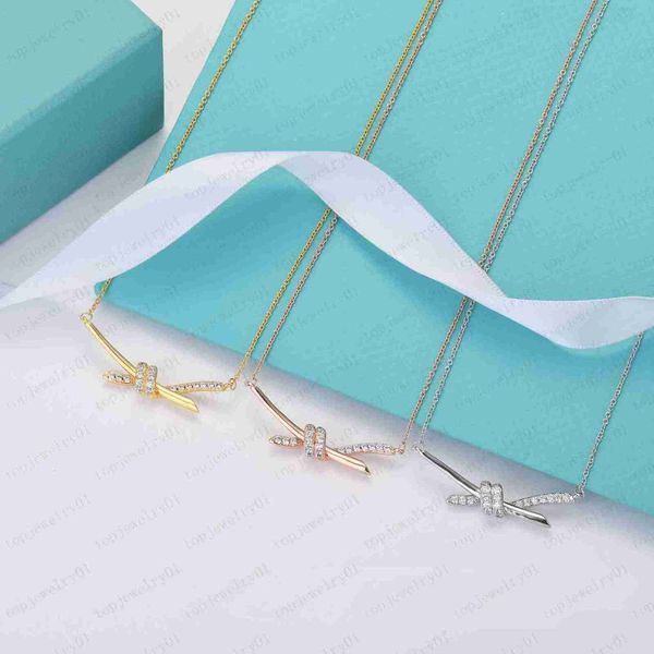 designer rope knot necklace female stainless steel couple with diamond gold chain pendant neck luxury jewelry gift girlfriend accessories, Silver
designer rope knot necklace female stainless steel couple with diamond gold chain pendant neck luxury jewelry gift girlfriend accessories, Silver