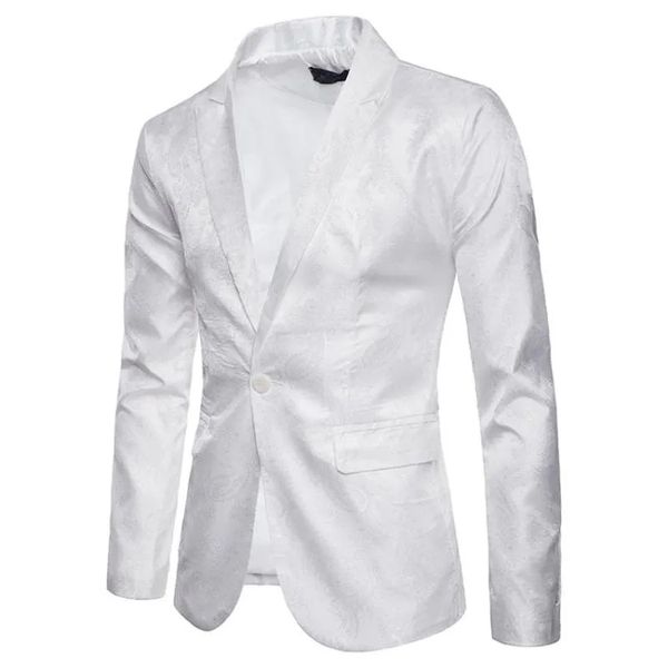 men's suits fall and winter men suit wedding nightclub bar stage banquet party paisley fashion, White;black
men's suits fall and winter men suit wedding nightclub bar stage banquet party paisley fashion, White;black