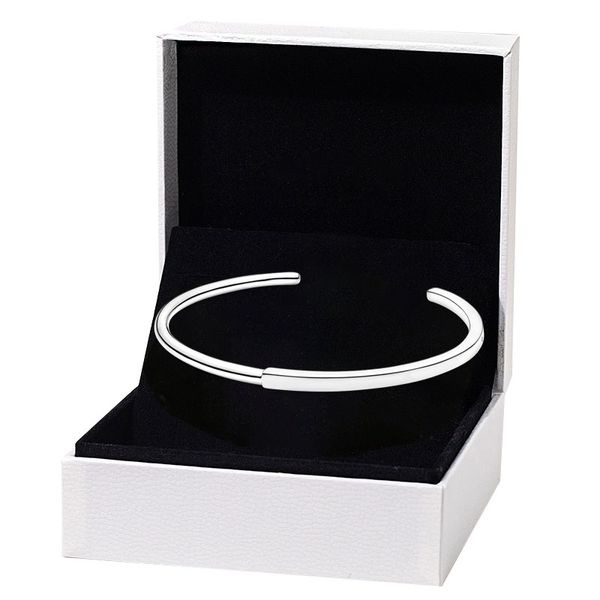 925 sterling silver i-d cuff open bangle bracelet for pandora fashion wedding party jewelry for women girlfriend gift designer bracelets wit, White
925 sterling silver i-d cuff open bangle bracelet for pandora fashion wedding party jewelry for women girlfriend gift designer bracelets wit, White