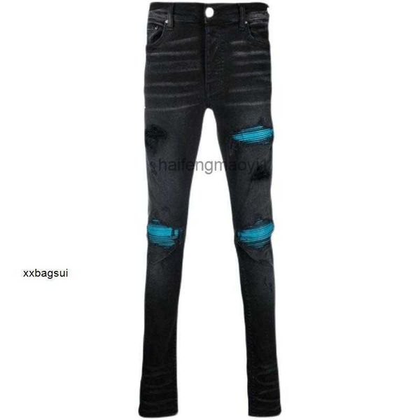 designer jeans representative european and american spring and summer new patchwork worn hole jeans men's high street slp slim fit leg, Blue
designer jeans representative european and american spring and summer new patchwork worn hole jeans men's high street slp slim fit leg, Blue