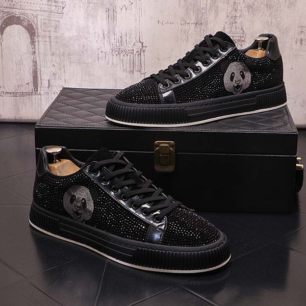 men sneakers casual breathable increased internal platform shoes rhinestone fashion street trend cool board shoe network celebrity, Black
men sneakers casual breathable increased internal platform shoes rhinestone fashion street trend cool board shoe network celebrity, Black