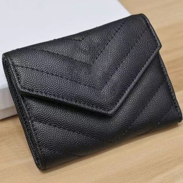 high-end brand short wallet new coin purse men's and women's fashion design leather multi-card storage bag mini purse luxury large, Red;black
high-end brand short wallet new coin purse men's and women's fashion design leather multi-card storage bag mini purse luxury large, Red;black