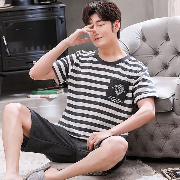 men's sleepwear pajama man trendyol summer cotton pyjamas casual pajamas with shorts for men cartoon plaid print pajama sets sleepwear, Black;brown
men's sleepwear pajama man trendyol summer cotton pyjamas casual pajamas with shorts for men cartoon plaid print pajama sets sleepwear, Black;brown