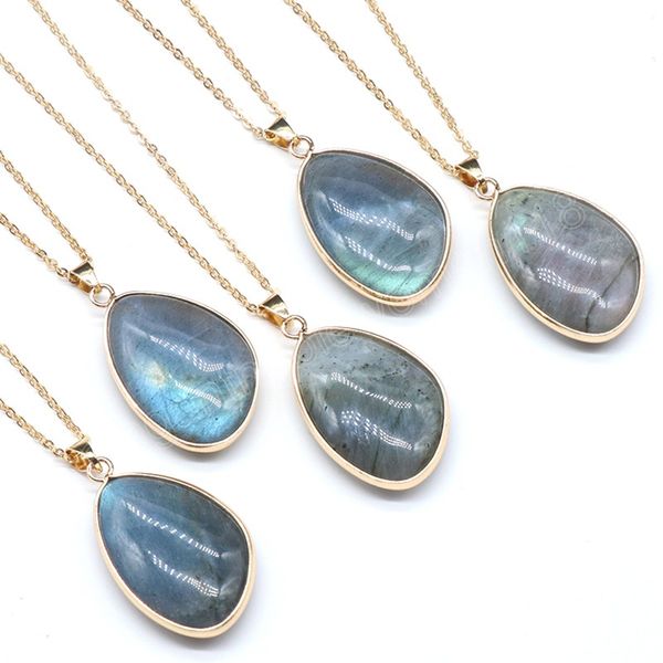 luxury natural flash labradorite stone charms irregular crystals stone long link chains pendant necklaces for women jewelry, Silver
luxury natural flash labradorite stone charms irregular crystals stone long link chains pendant necklaces for women jewelry, Silver