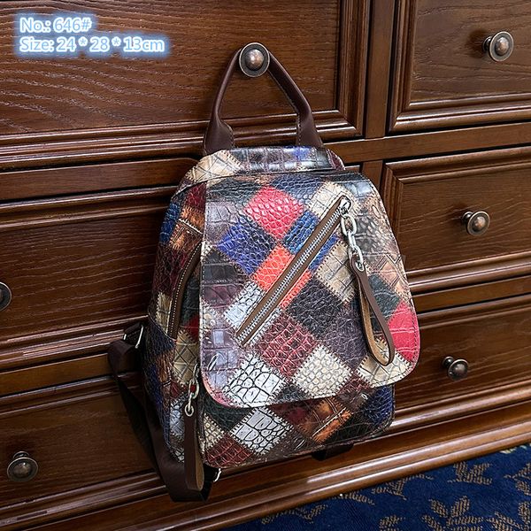 factory wholesale ladies shoulder bag fashion multi-layered retro snake backpacks ethnic color matching leather backpack double zipper rhomb
factory wholesale ladies shoulder bag fashion multi-layered retro snake backpacks ethnic color matching leather backpack double zipper rhomb