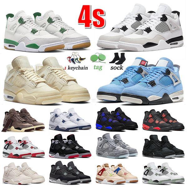4s jumpman 4 sb basketball shoes for mens women sneakers pine green military black cat ow sail university blue thunder kaws grey canvas seaf, White;red
4s jumpman 4 sb basketball shoes for mens women sneakers pine green military black cat ow sail university blue thunder kaws grey canvas seaf, White;red