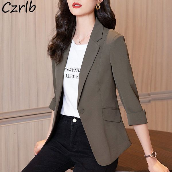 women's suits blazers blazers women 6 color simple solid elegant all-match spring fashion ladies slim outwear casual ulzzang daily ins, White;black
women's suits blazers blazers women 6 color simple solid elegant all-match spring fashion ladies slim outwear casual ulzzang daily ins, White;black