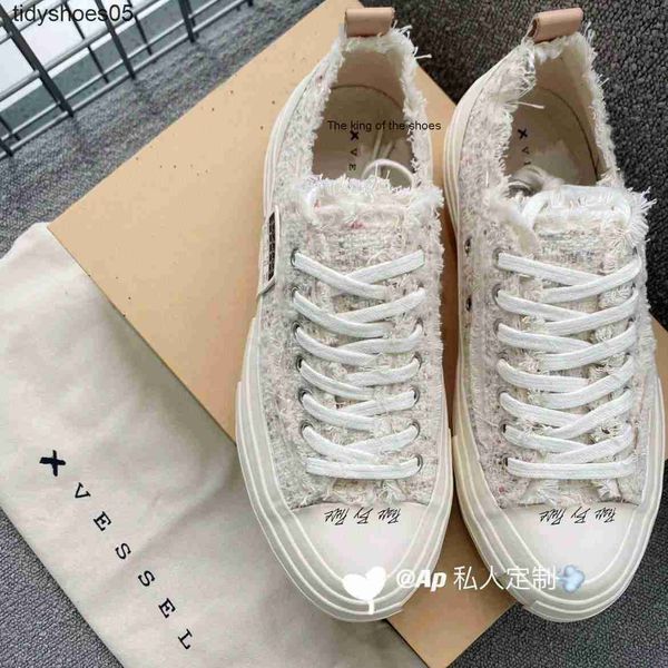 xvessel shoes roller wu jianhao white pink small fragrant tweed color changing low gang beggar canvas women's shoes on valentine's, Black