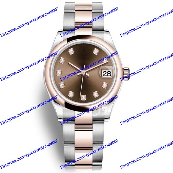 selling women's watch asia eta 2813 automatic watch 278241 31mm brown dial 18k rose gold stainless steel strap folding buckle 278271 27, Slivery;brown
selling women's watch asia eta 2813 automatic watch 278241 31mm brown dial 18k rose gold stainless steel strap folding buckle 278271 27, Slivery;brown