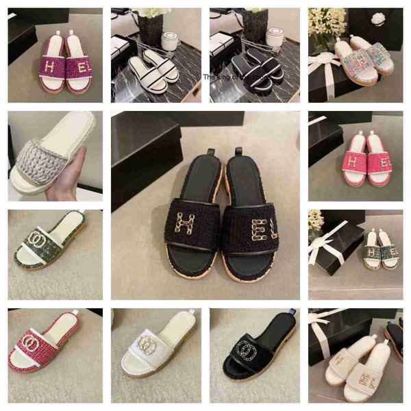 small fragrant designer women mules slipper sandal braided knit c letter indoor striped slippers summer ladies womens beach flat flip flops, Black
small fragrant designer women mules slipper sandal braided knit c letter indoor striped slippers summer ladies womens beach flat flip flops, Black