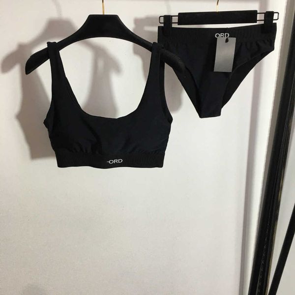 23ss brand designer women two-piece swimsuit set new bikini simple letter webbing closed waist suspender vest briefs suit womens clothing, Gray
23ss brand designer women two-piece swimsuit set new bikini simple letter webbing closed waist suspender vest briefs suit womens clothing, Gray